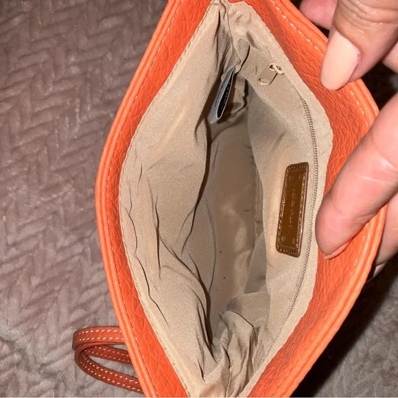 *SOLD ON EBAY* Nine West Orange crossbody - Picture 7 of 12